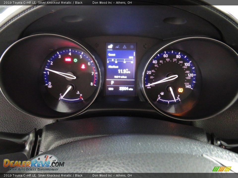 2019 Toyota C-HR LE Silver Knockout Metallic / Black Photo #28