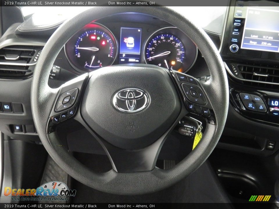 2019 Toyota C-HR LE Silver Knockout Metallic / Black Photo #30