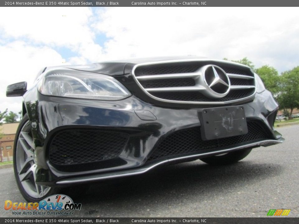 2014 Mercedes-Benz E 350 4Matic Sport Sedan Black / Black Photo #2