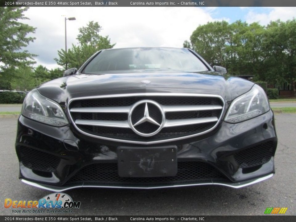 2014 Mercedes-Benz E 350 4Matic Sport Sedan Black / Black Photo #4