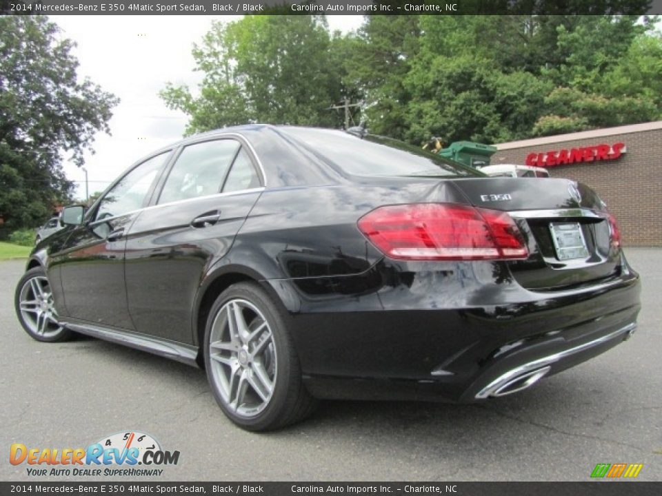 2014 Mercedes-Benz E 350 4Matic Sport Sedan Black / Black Photo #8