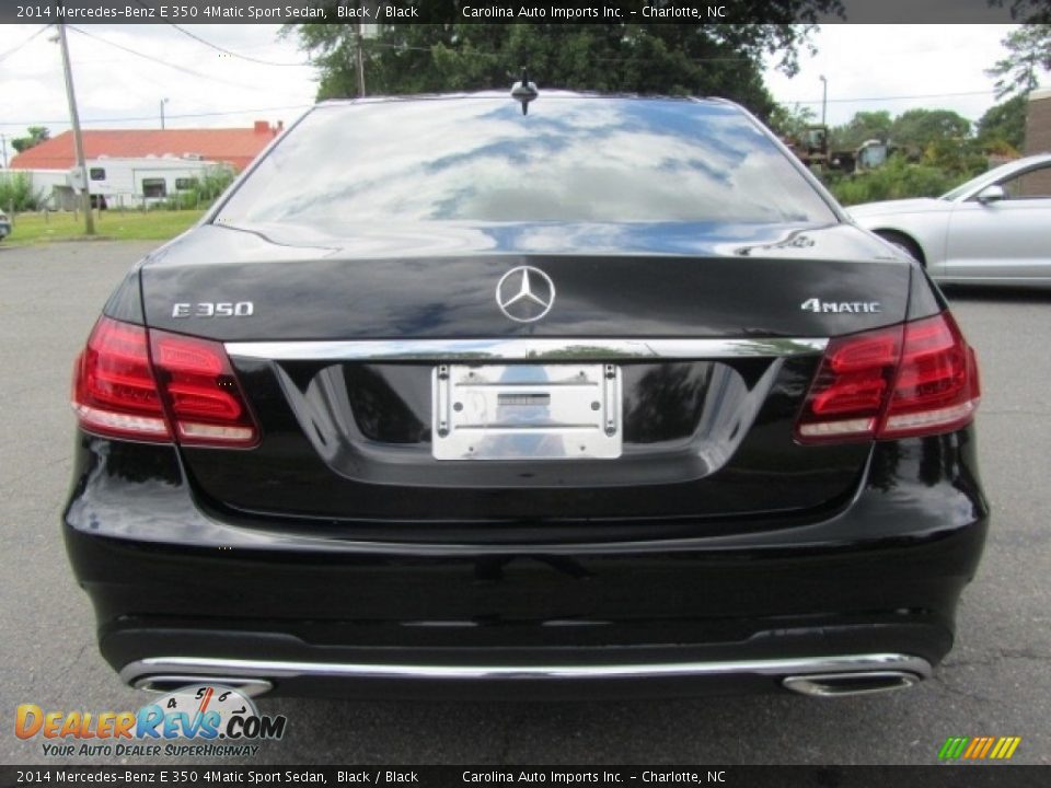 2014 Mercedes-Benz E 350 4Matic Sport Sedan Black / Black Photo #9