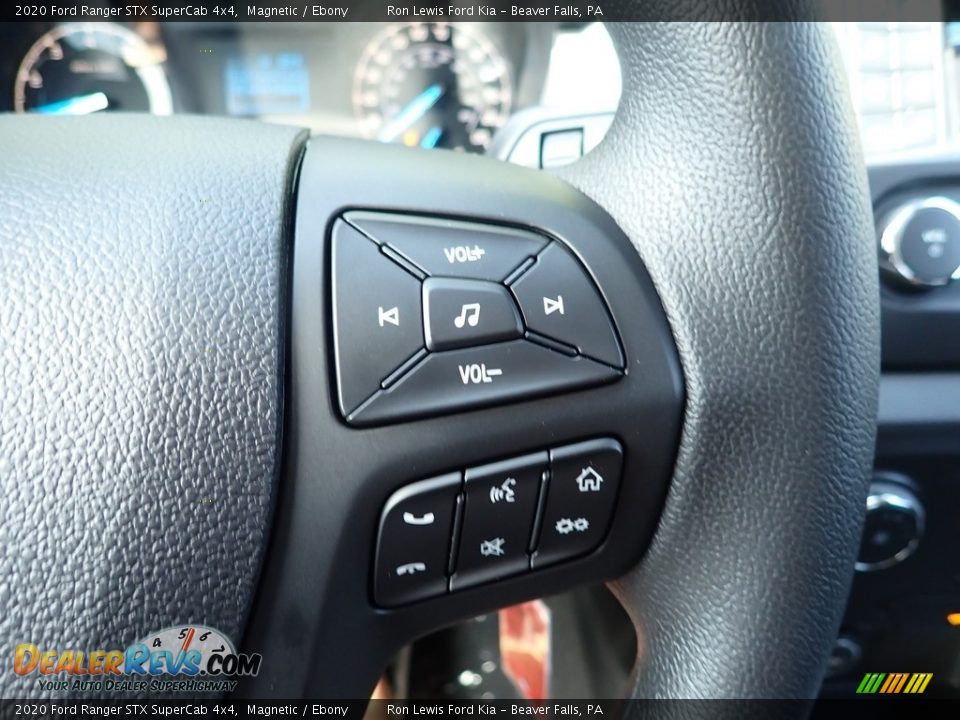 2020 Ford Ranger STX SuperCab 4x4 Magnetic / Ebony Photo #19