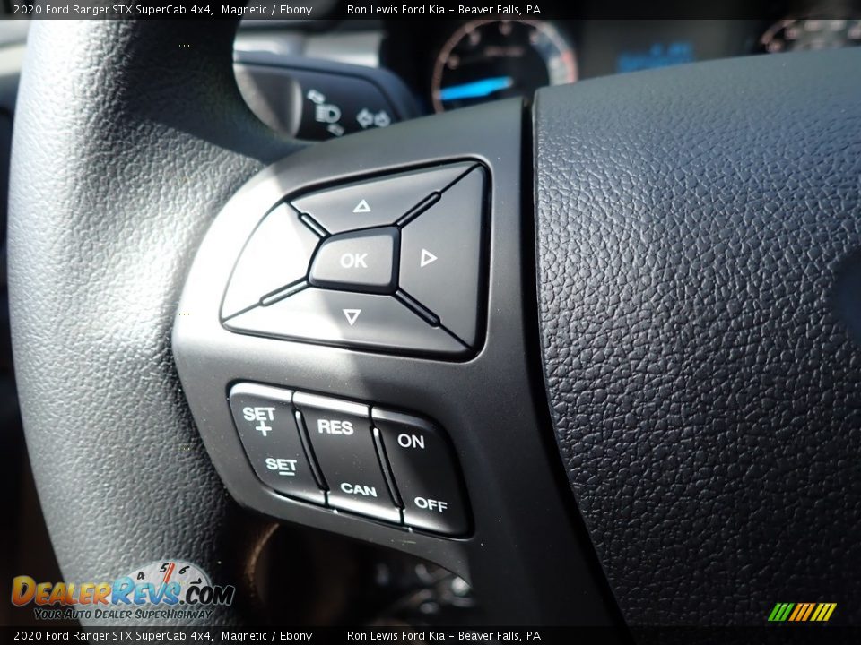 2020 Ford Ranger STX SuperCab 4x4 Magnetic / Ebony Photo #20