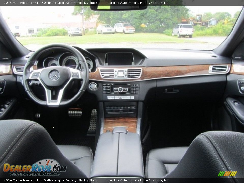 2014 Mercedes-Benz E 350 4Matic Sport Sedan Black / Black Photo #13