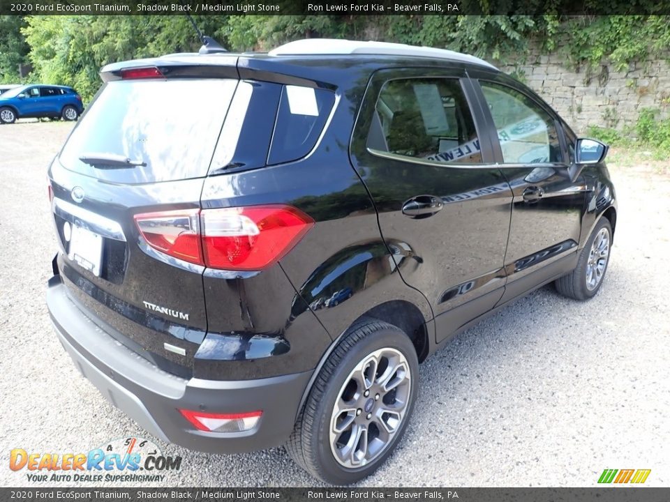 2020 Ford EcoSport Titanium Shadow Black / Medium Light Stone Photo #2