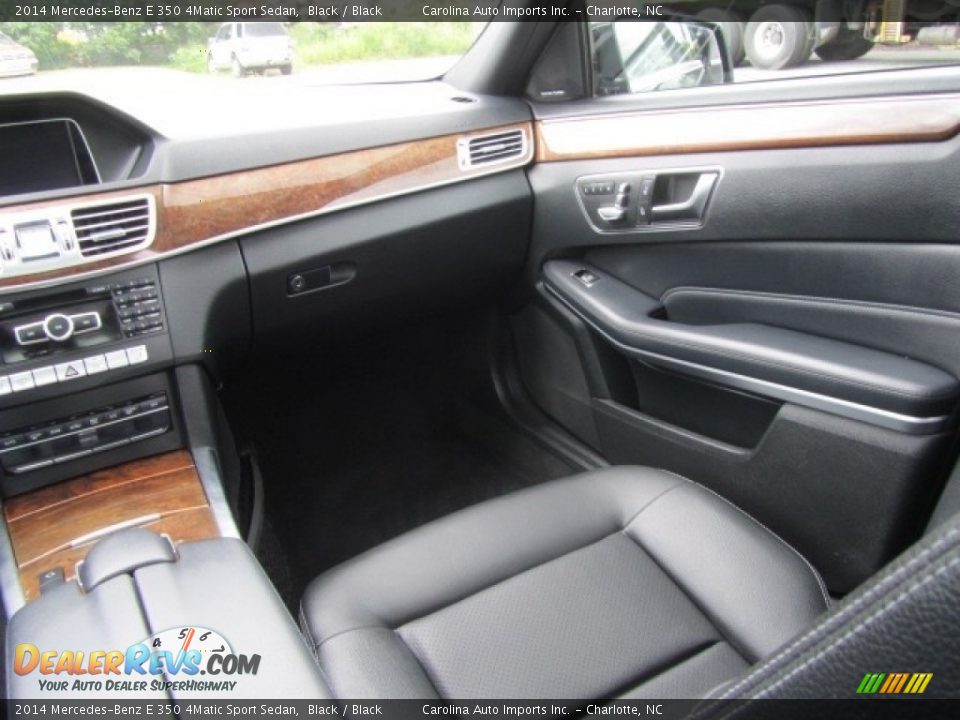 2014 Mercedes-Benz E 350 4Matic Sport Sedan Black / Black Photo #14