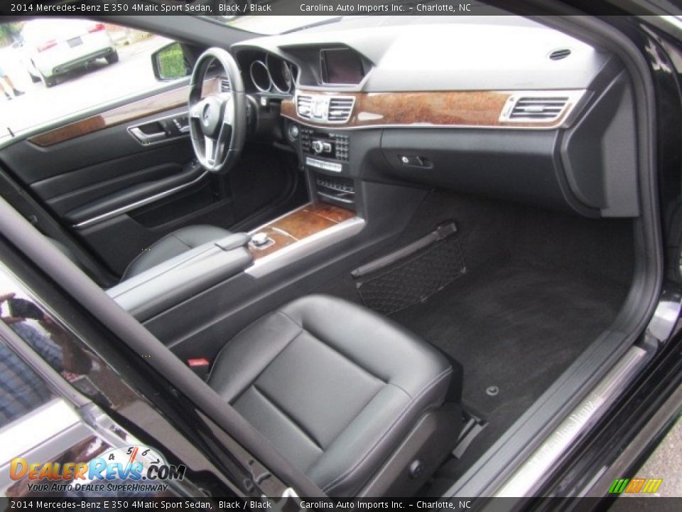 2014 Mercedes-Benz E 350 4Matic Sport Sedan Black / Black Photo #22