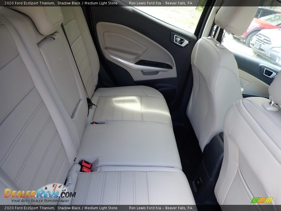2020 Ford EcoSport Titanium Shadow Black / Medium Light Stone Photo #9