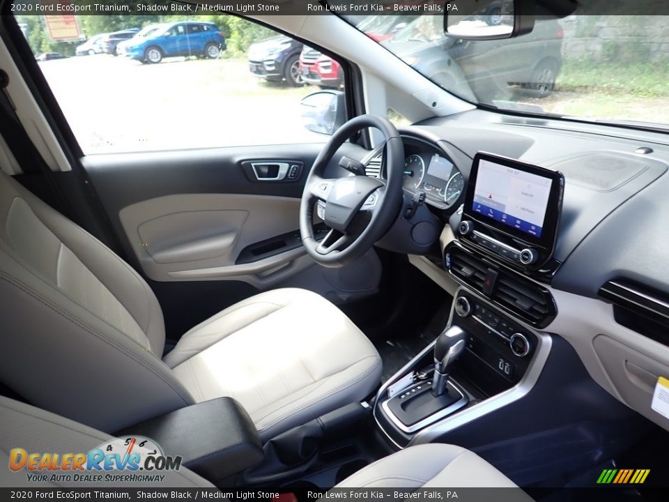 2020 Ford EcoSport Titanium Shadow Black / Medium Light Stone Photo #11