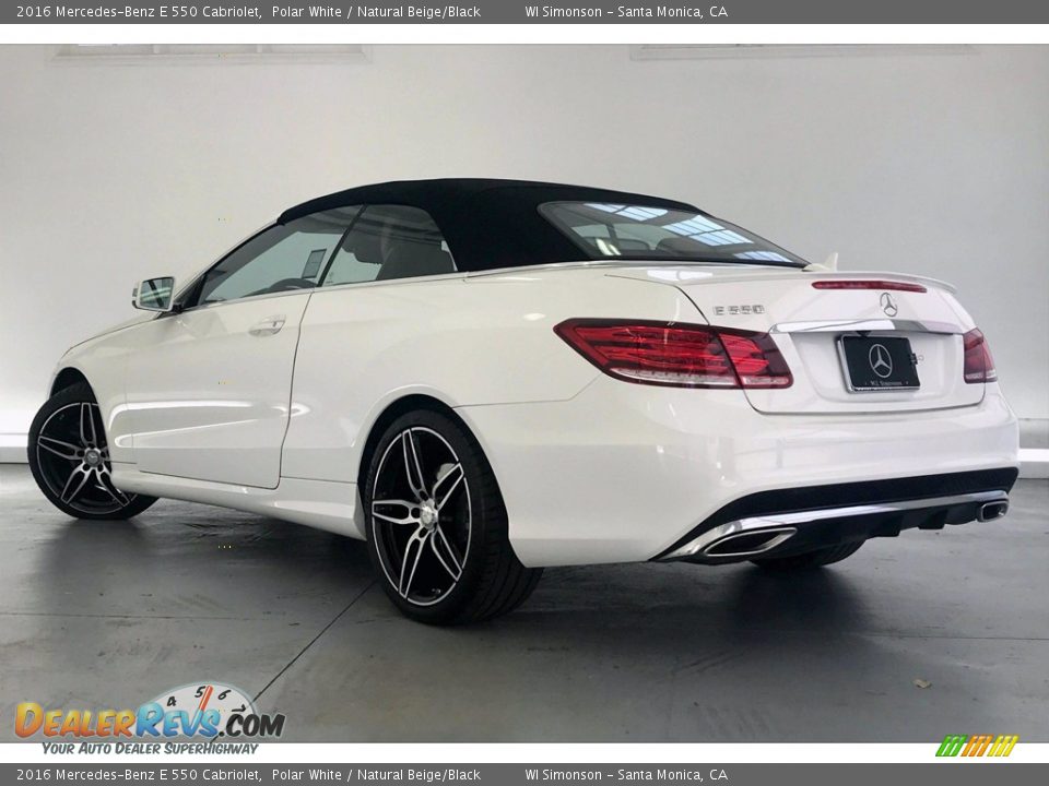 2016 Mercedes-Benz E 550 Cabriolet Polar White / Natural Beige/Black Photo #10