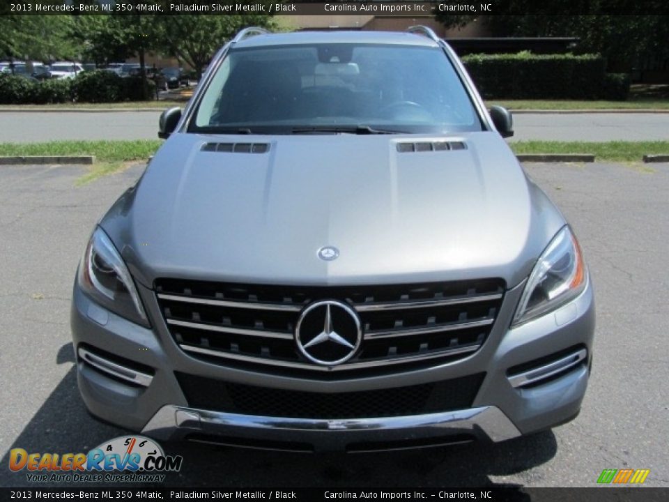2013 Mercedes-Benz ML 350 4Matic Palladium Silver Metallic / Black Photo #5