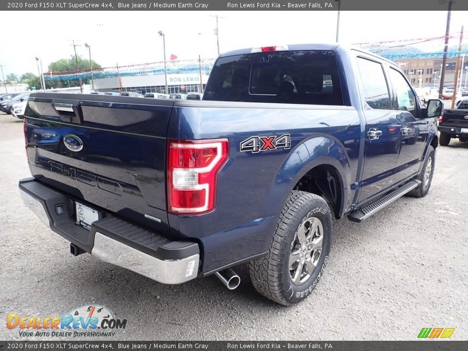 2020 Ford F150 XLT SuperCrew 4x4 Blue Jeans / Medium Earth Gray Photo #2