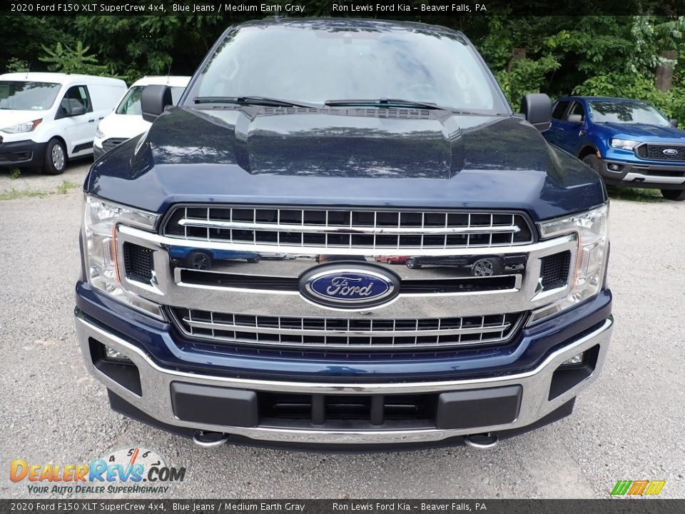 2020 Ford F150 XLT SuperCrew 4x4 Blue Jeans / Medium Earth Gray Photo #4