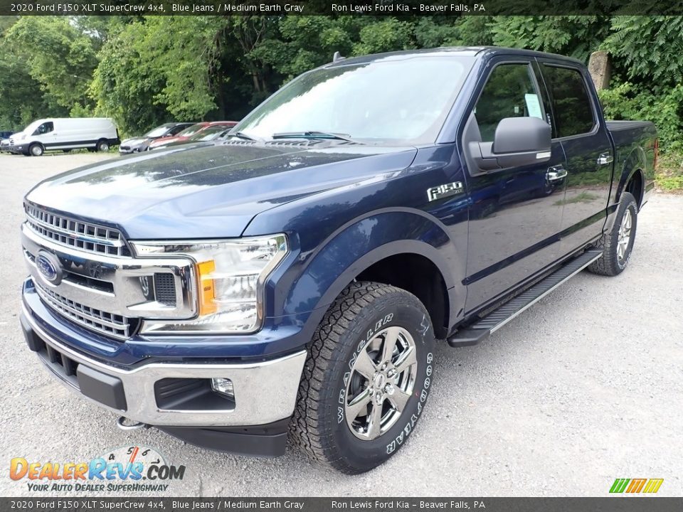 2020 Ford F150 XLT SuperCrew 4x4 Blue Jeans / Medium Earth Gray Photo #5