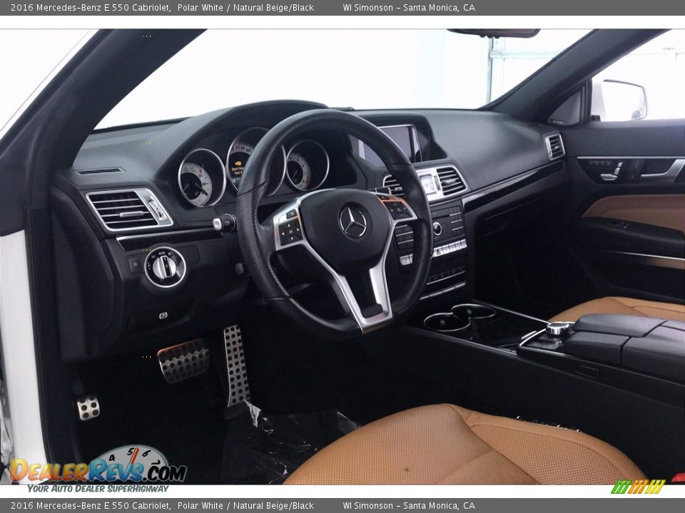 2016 Mercedes-Benz E 550 Cabriolet Polar White / Natural Beige/Black Photo #22