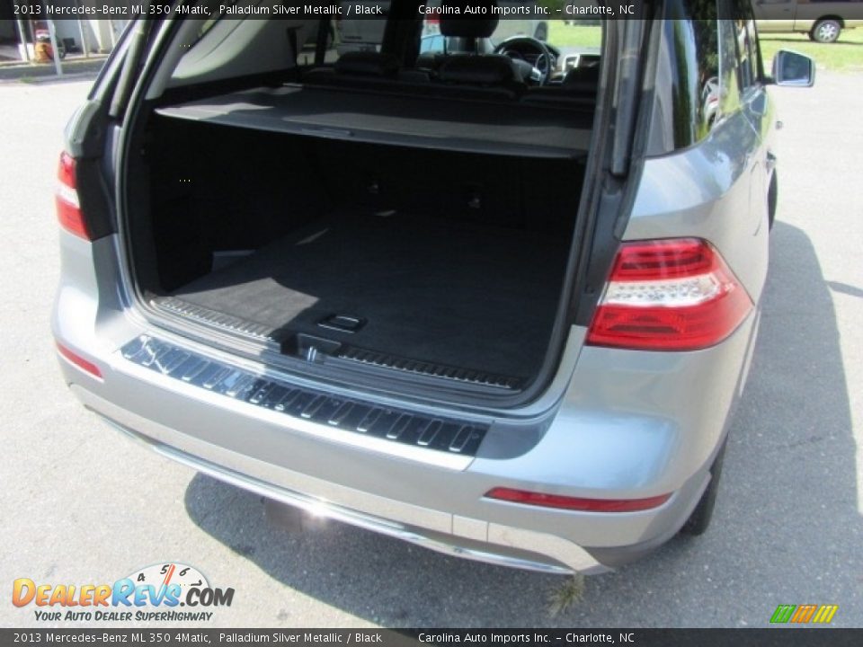 2013 Mercedes-Benz ML 350 4Matic Palladium Silver Metallic / Black Photo #20