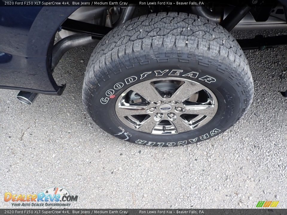 2020 Ford F150 XLT SuperCrew 4x4 Blue Jeans / Medium Earth Gray Photo #9