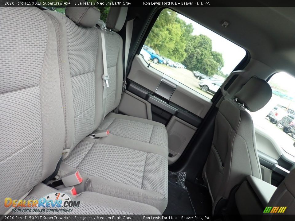 2020 Ford F150 XLT SuperCrew 4x4 Blue Jeans / Medium Earth Gray Photo #10