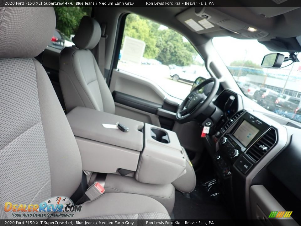 2020 Ford F150 XLT SuperCrew 4x4 Blue Jeans / Medium Earth Gray Photo #11