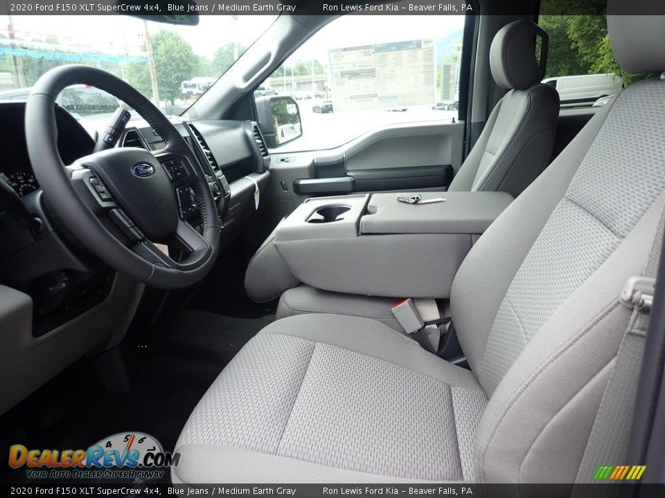 2020 Ford F150 XLT SuperCrew 4x4 Blue Jeans / Medium Earth Gray Photo #13