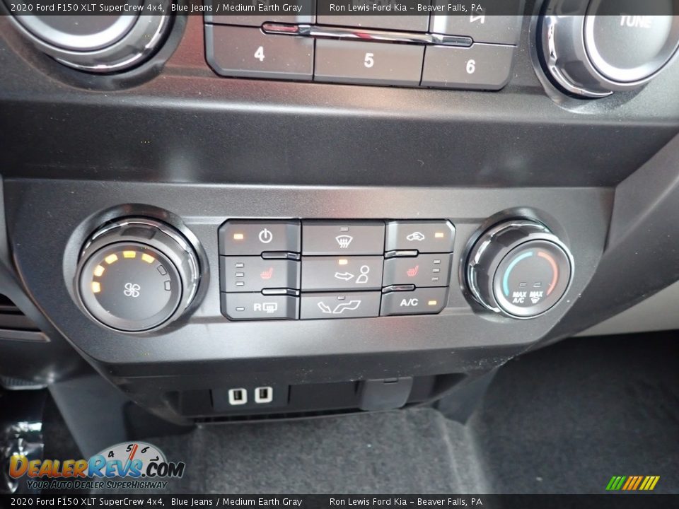 2020 Ford F150 XLT SuperCrew 4x4 Blue Jeans / Medium Earth Gray Photo #18