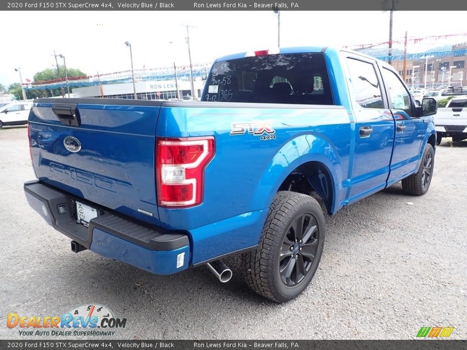 2020 Ford F150 STX SuperCrew 4x4 Velocity Blue / Black Photo #2