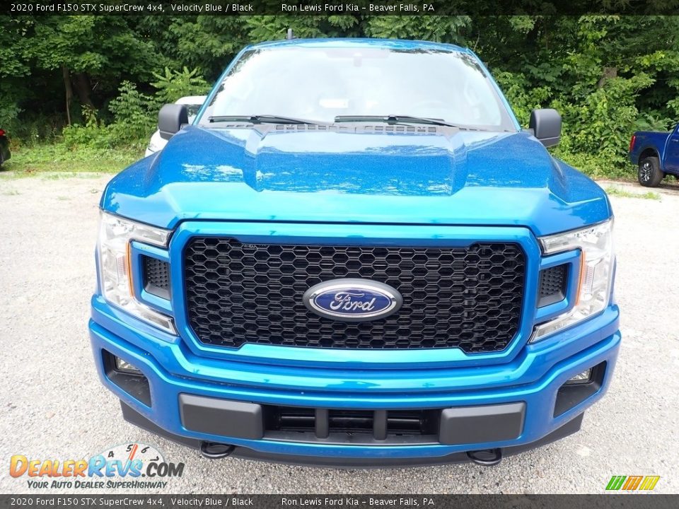 2020 Ford F150 STX SuperCrew 4x4 Velocity Blue / Black Photo #4