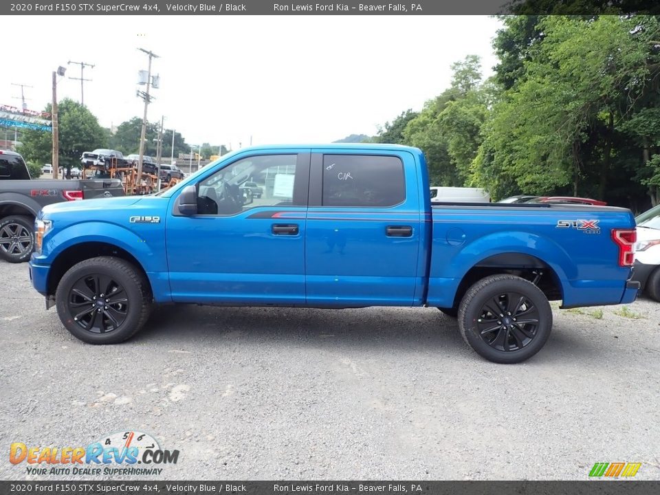 Velocity Blue 2020 Ford F150 STX SuperCrew 4x4 Photo #6