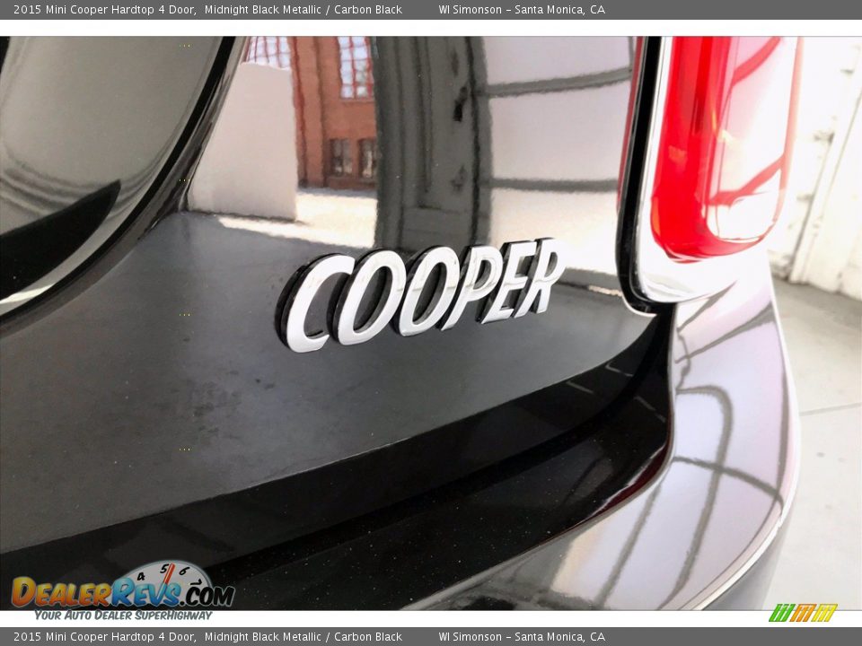 2015 Mini Cooper Hardtop 4 Door Midnight Black Metallic / Carbon Black Photo #7