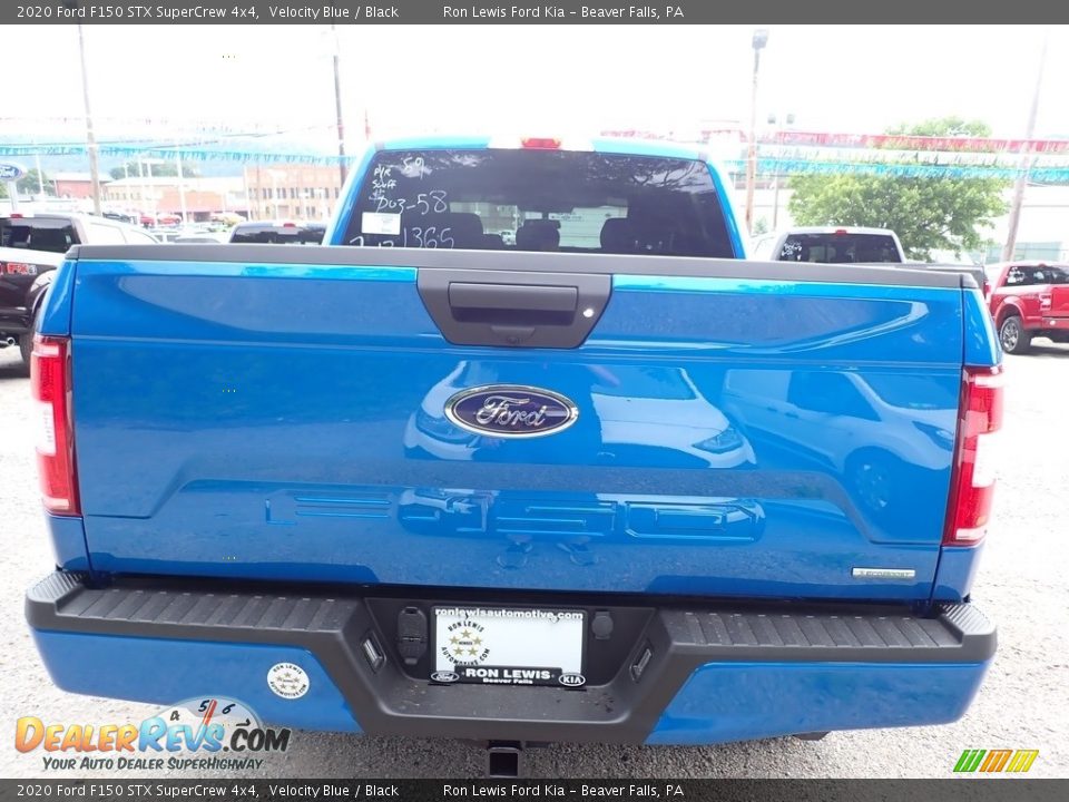 2020 Ford F150 STX SuperCrew 4x4 Velocity Blue / Black Photo #8