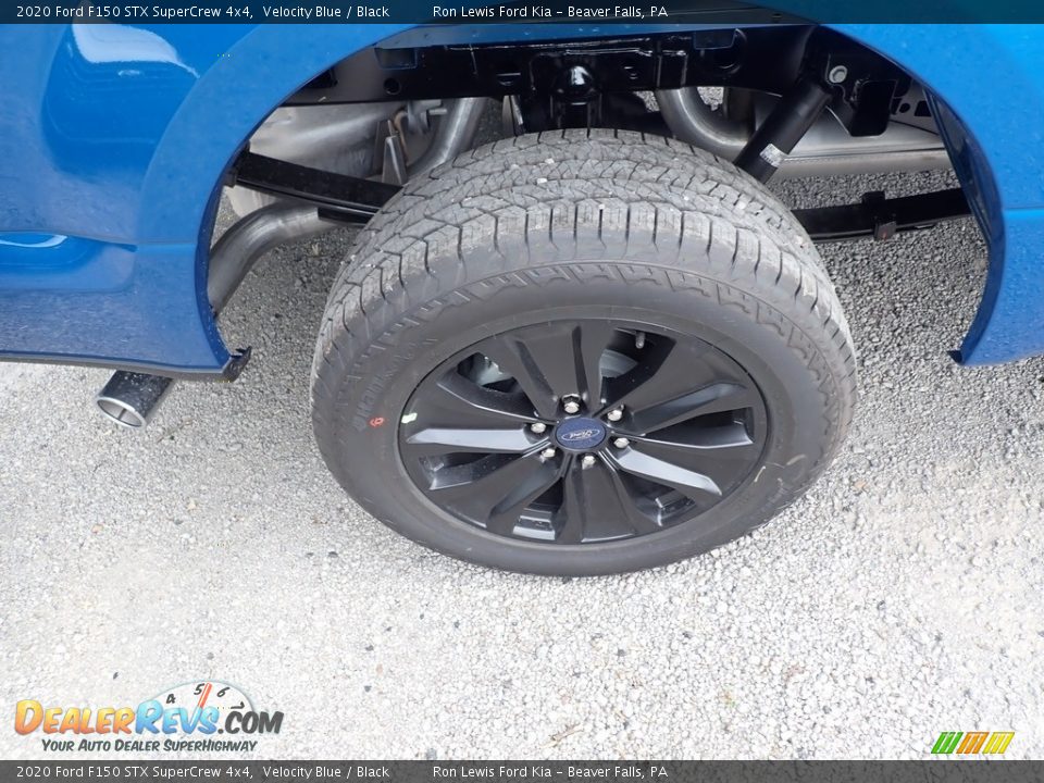 2020 Ford F150 STX SuperCrew 4x4 Velocity Blue / Black Photo #9