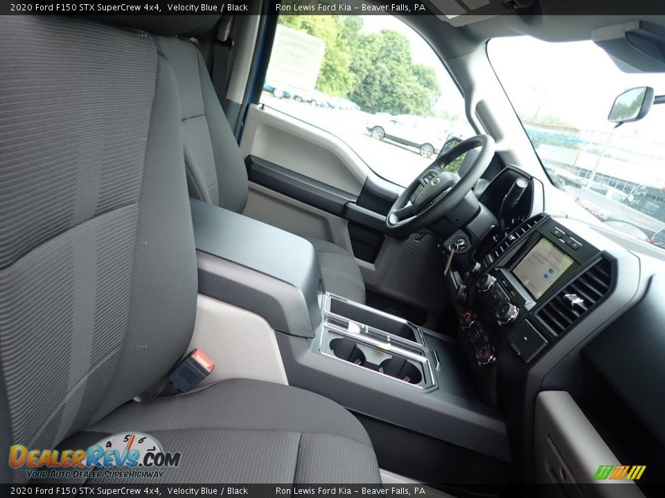 2020 Ford F150 STX SuperCrew 4x4 Velocity Blue / Black Photo #11