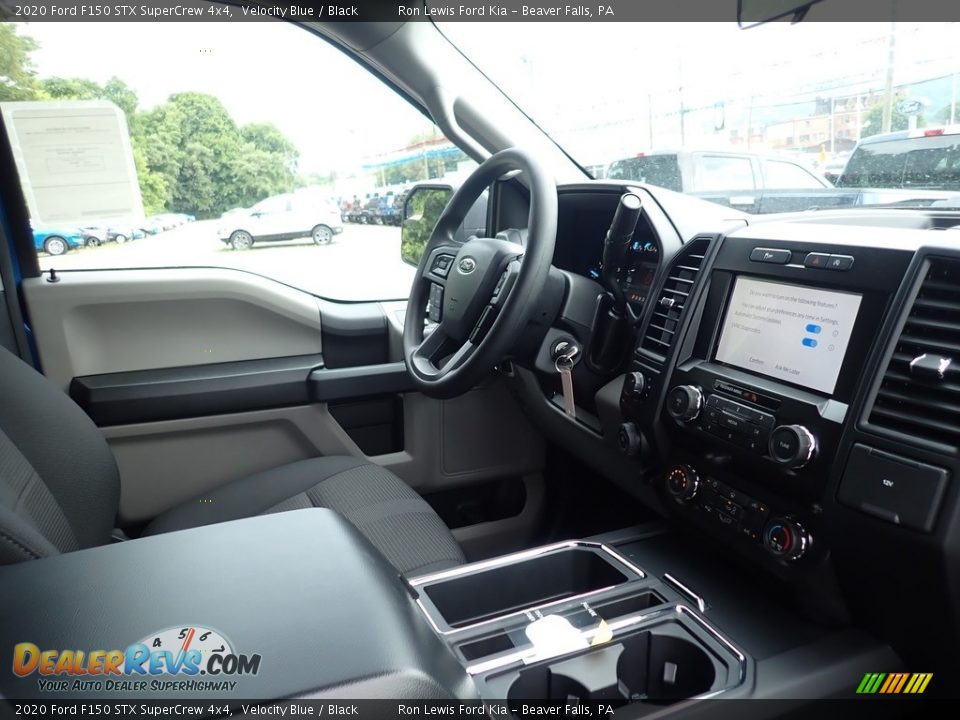 2020 Ford F150 STX SuperCrew 4x4 Velocity Blue / Black Photo #12