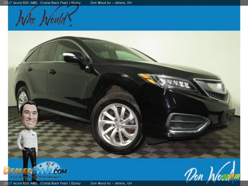 2017 Acura RDX AWD Crystal Black Pearl / Ebony Photo #1