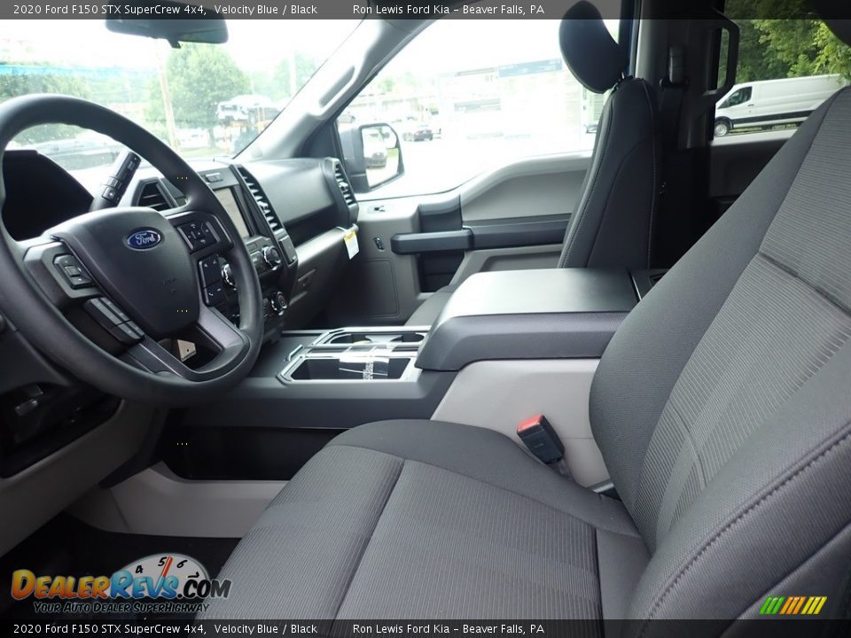 2020 Ford F150 STX SuperCrew 4x4 Velocity Blue / Black Photo #13