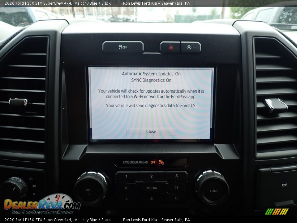 2020 Ford F150 STX SuperCrew 4x4 Velocity Blue / Black Photo #16