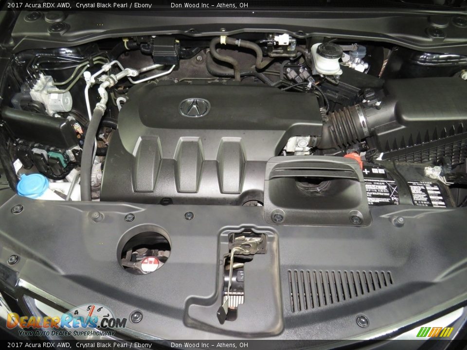 2017 Acura RDX AWD Crystal Black Pearl / Ebony Photo #6