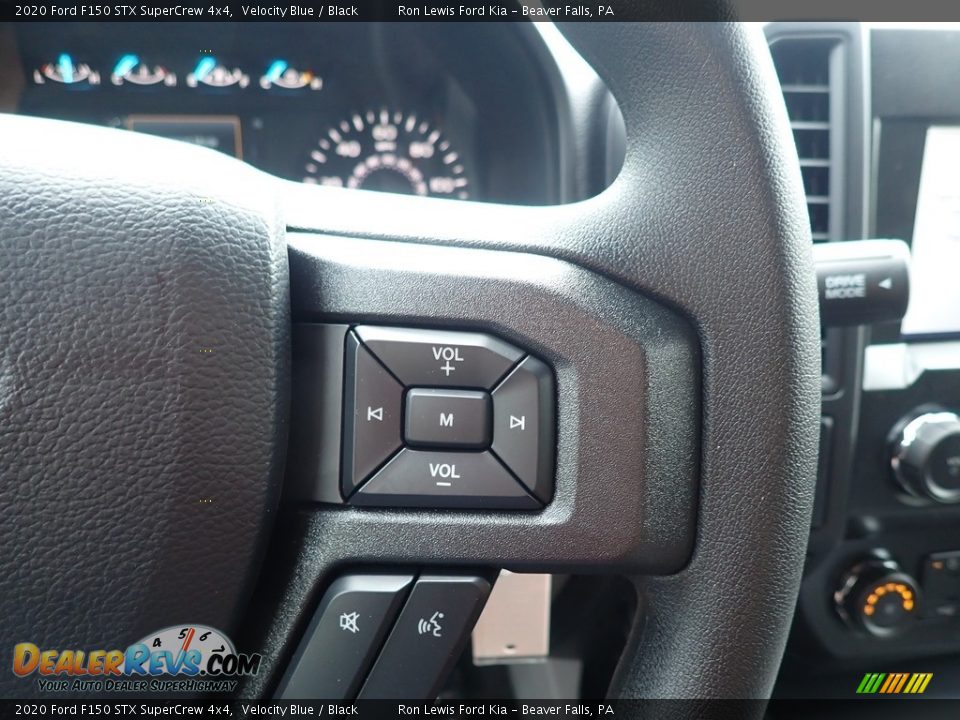 2020 Ford F150 STX SuperCrew 4x4 Velocity Blue / Black Photo #18