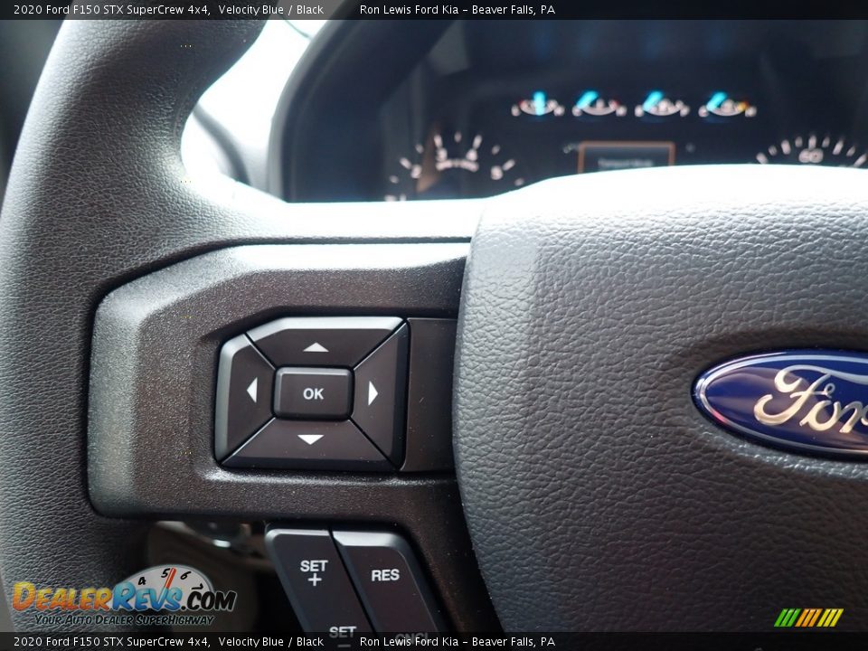 2020 Ford F150 STX SuperCrew 4x4 Velocity Blue / Black Photo #19
