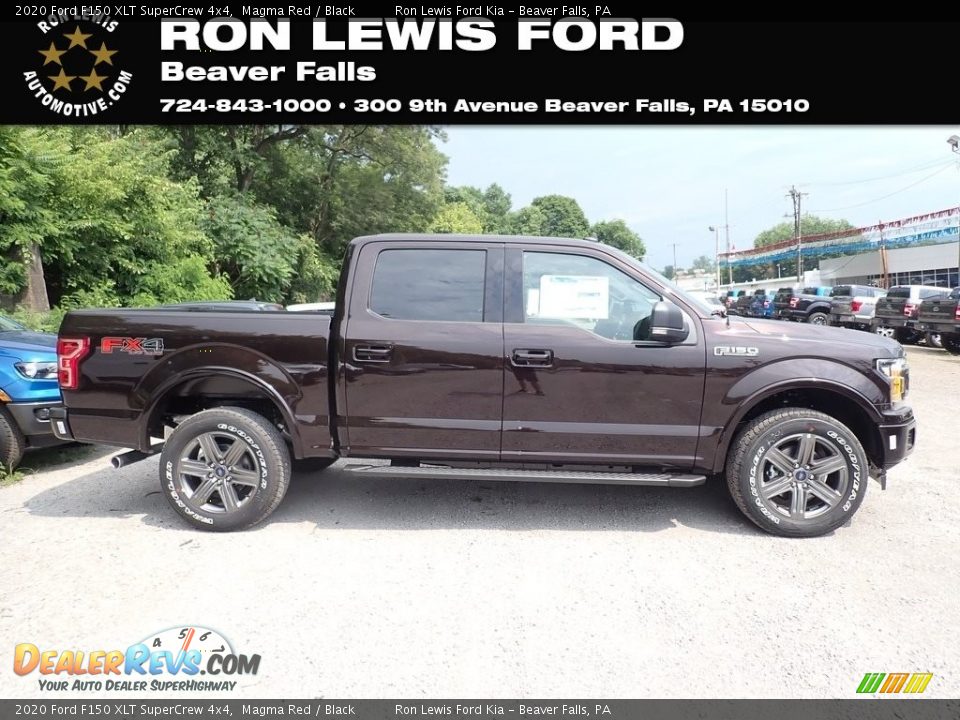 2020 Ford F150 XLT SuperCrew 4x4 Magma Red / Black Photo #1