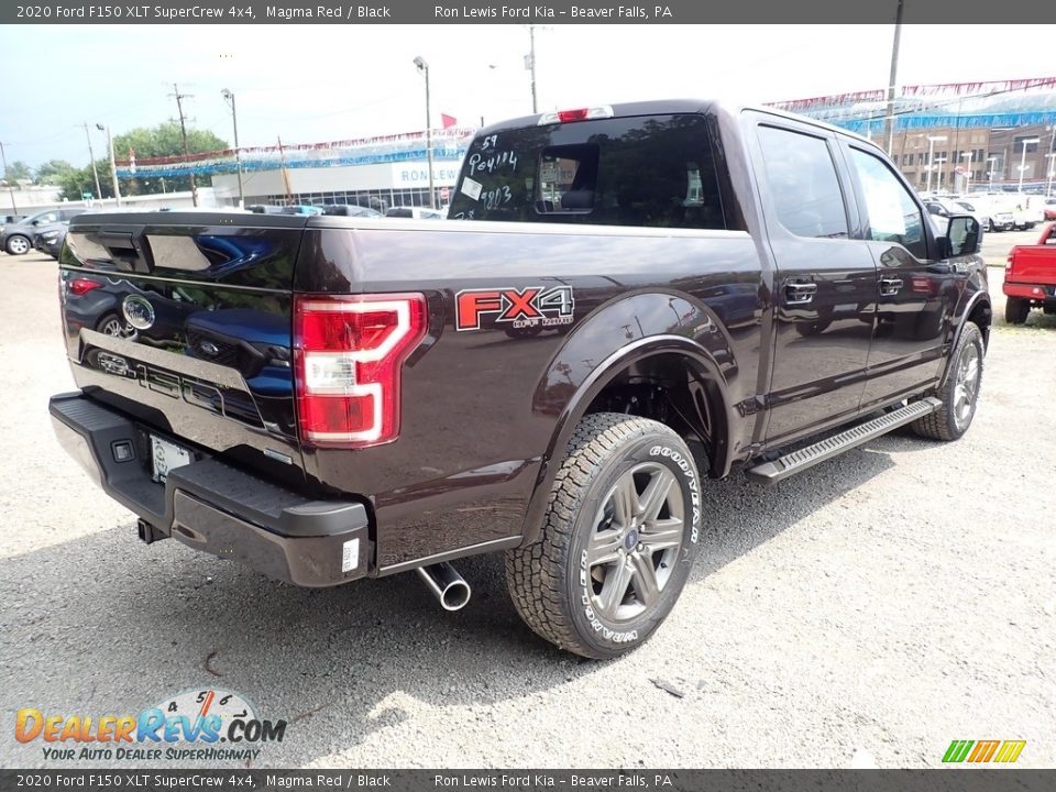2020 Ford F150 XLT SuperCrew 4x4 Magma Red / Black Photo #2