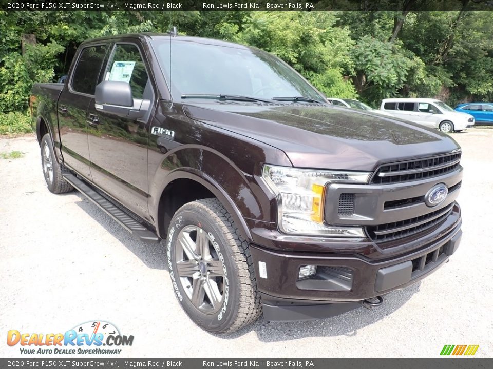 2020 Ford F150 XLT SuperCrew 4x4 Magma Red / Black Photo #3