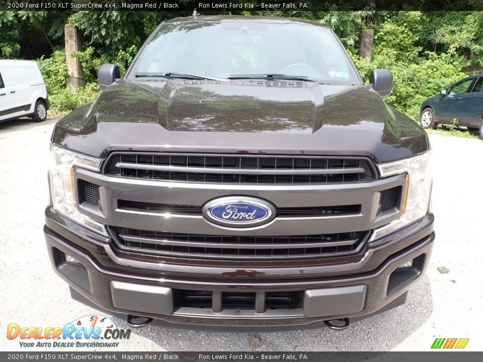 2020 Ford F150 XLT SuperCrew 4x4 Magma Red / Black Photo #4