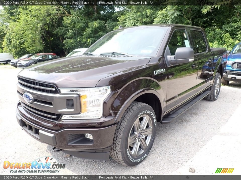2020 Ford F150 XLT SuperCrew 4x4 Magma Red / Black Photo #5