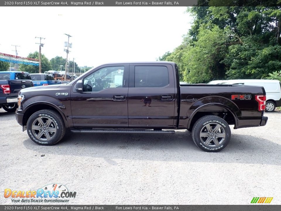 2020 Ford F150 XLT SuperCrew 4x4 Magma Red / Black Photo #6