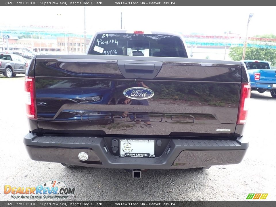 2020 Ford F150 XLT SuperCrew 4x4 Magma Red / Black Photo #8
