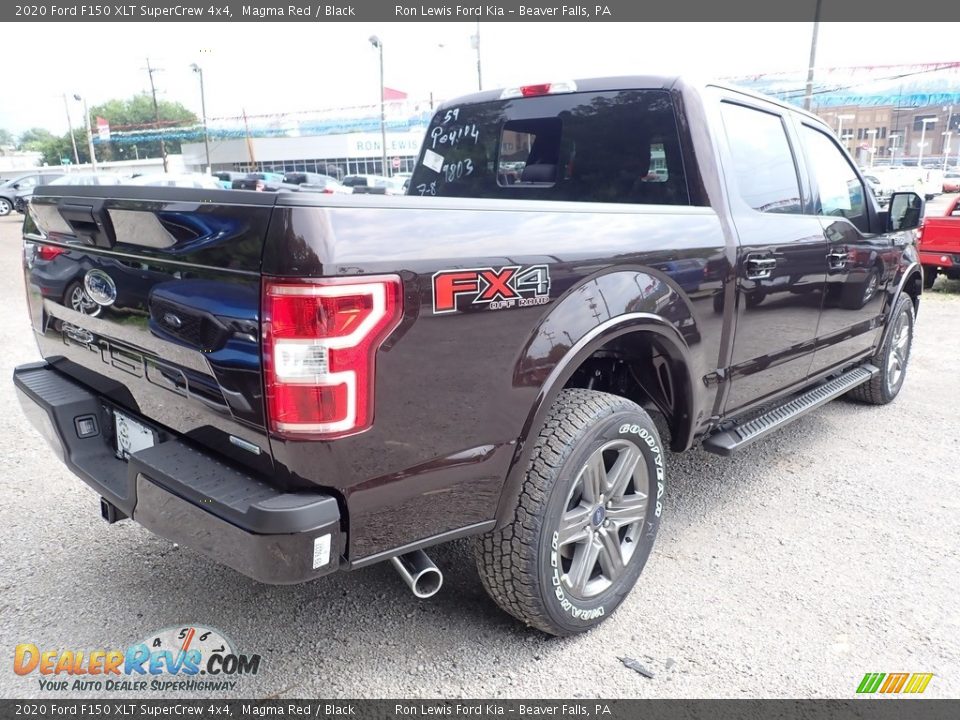 2020 Ford F150 XLT SuperCrew 4x4 Magma Red / Black Photo #9
