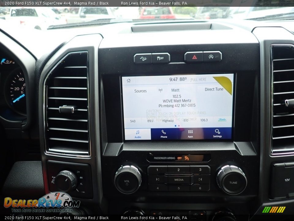 2020 Ford F150 XLT SuperCrew 4x4 Magma Red / Black Photo #16