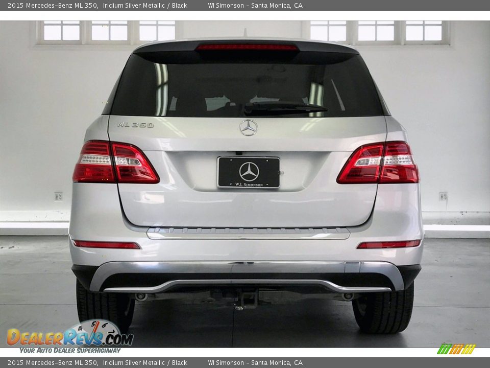 2015 Mercedes-Benz ML 350 Iridium Silver Metallic / Black Photo #3